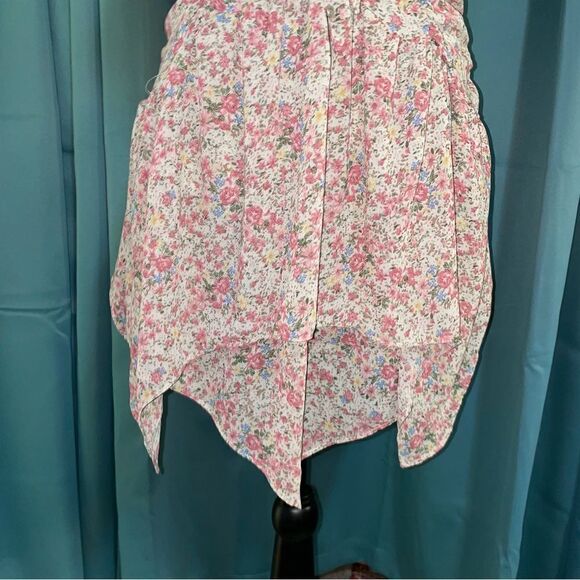 Nwt Cider Ditsy Floral Ruched Cami Dress sz S - Picture 8 of 14